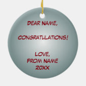 Klasse 2015 keramikornament (Hinten)