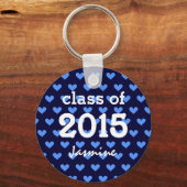 Klasse 2015 oder jedes Jahr Custom Abschluss v18E Schlüsselanhänger (Vorderseite)