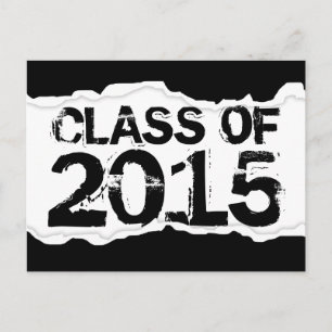 Klasse 2015 (Seitenreißen) Postkarte