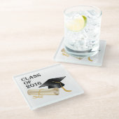 Klasse 2016 glasuntersetzer (Schrägansicht)