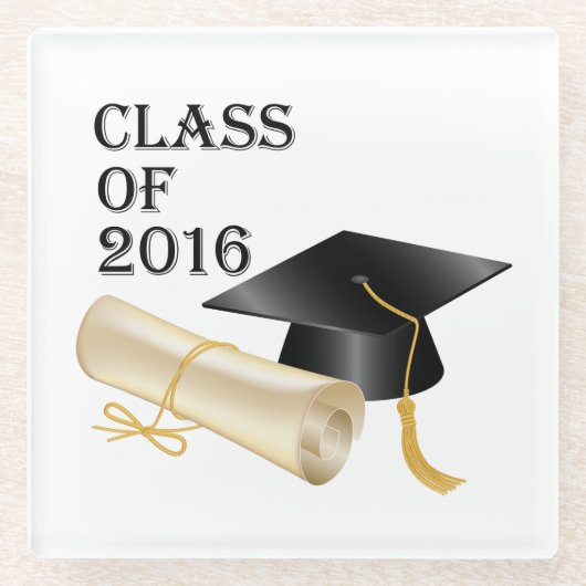 Klasse 2016 glasuntersetzer (Vorderseite)