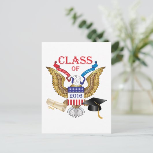 Klasse 2016 postkarte (Stehend Vorderseite)