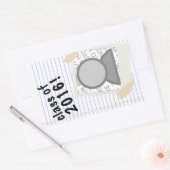 Klasse 2016 rechteckiger aufkleber (Umschlag)