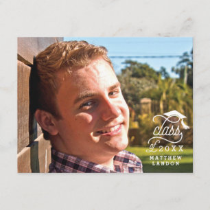 Klasse 2017 Abschluss Foto Danke Note Card Einladung