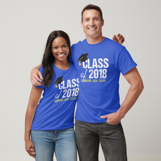 Klasse 2018 Abschluss Custom Senior T-Shirt (Unisex)