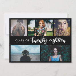 Klasse 2018% des pipe% modernen Fotos des Einladung