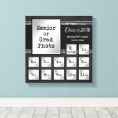 Klasse 2018 K-12 Foto Keepake Leinwanddruck (Insitu (Holzboden))