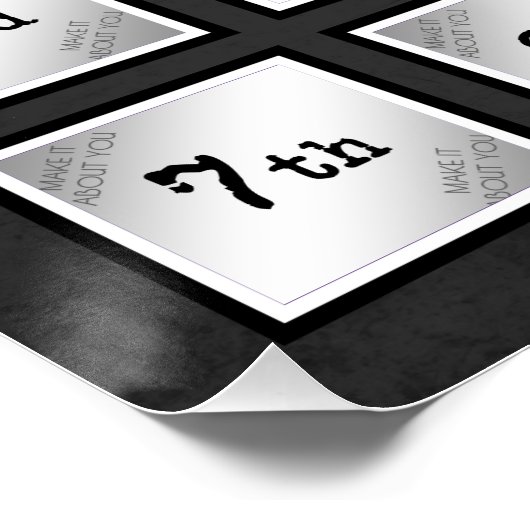 Klasse 2018 K-12 Poster (Ecke)