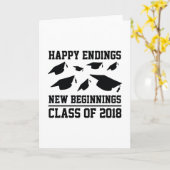 Klasse 2018 karte (Gelbe Blume)