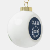 Klasse 2018 keramik Kugel-Ornament (Links)