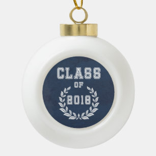 Klasse 2018 keramik Kugel-Ornament