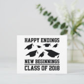 Klasse 2018 postkarte (Stehend Vorderseite)