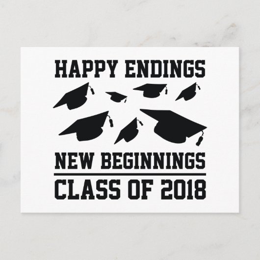 Klasse 2018 postkarte (Vorderseite)