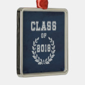 Klasse 2018 silbernes ornament (Rechts)