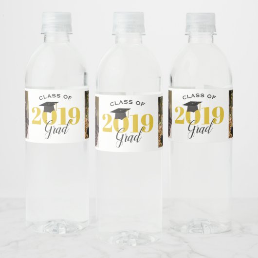 Klasse 2019 | 2 FOTO ABSCHLUSS Wasserflaschenetikett (Flaschen)