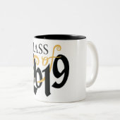 KLASSE **2019** ABSCHLUSS ZWEIFARBIGE TASSE (VorderseiteRechts)
