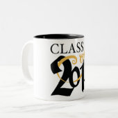 KLASSE **2019** ABSCHLUSS ZWEIFARBIGE TASSE (Vorderseite Links)