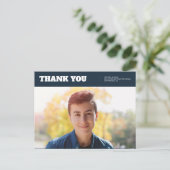 Klasse 2019 | Foto Abschluss Vielen Dank Postkarte (Stehend Vorderseite)