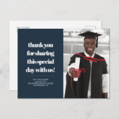 Klasse 2019 | Foto Abschluss Vielen Dank Postkarte (Vorne/Hinten)