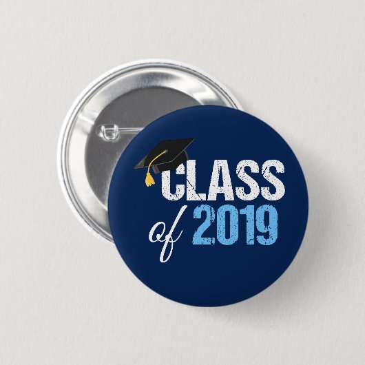 Klasse 2019 Hoher Abschluss Button (Vorne & Hinten)