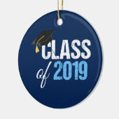 Klasse 2019 Hoher Abschluss Keramik Ornament (Links)