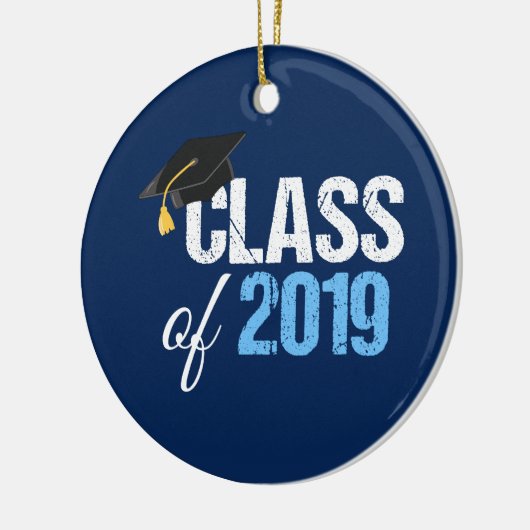 Klasse 2019 Hoher Abschluss Keramik Ornament (Links)