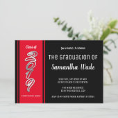 Klasse 2019 Oberstufe oder Uni-Abschluß Einladung (Stehend Vorderseite)