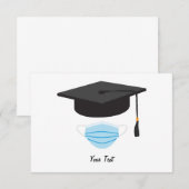 Klasse 2020 Abschluss - Graduationsmütze und Gesic (Vorne/Hinten)