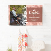 Klasse 2020 Foto Graduation Party Pink Banner (Insitu)