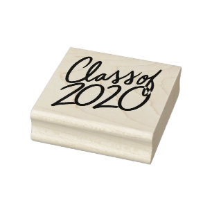 Klasse 2020 Graduierungsparty 2020 Offenes Haus Gummistempel