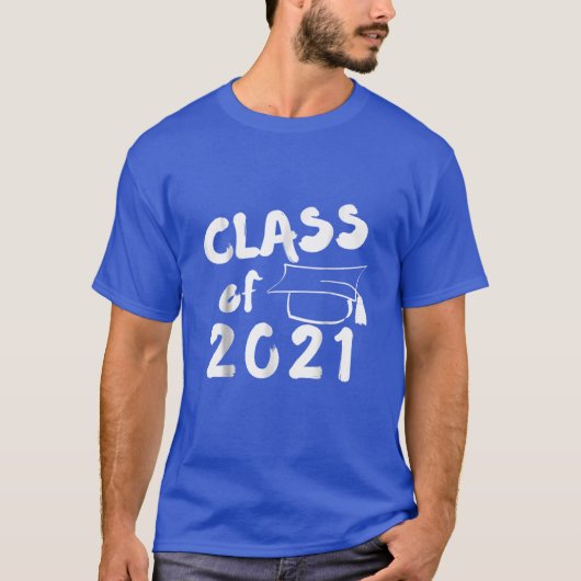 Klasse 2021 Abschluss-Geschenk T-Shirt (Vorderseite)
