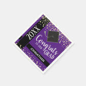 Klasse 2021 Absolventin Serviette (Ecke)