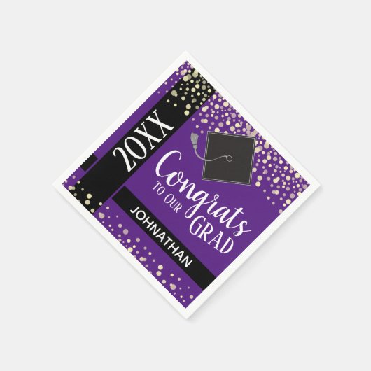 Klasse 2021 Absolventin Serviette (Ecke)