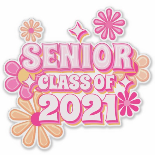 Klasse 2021 aufkleber (Vorderseite)