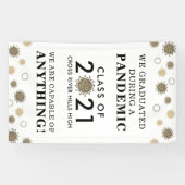 Klasse 2021 COVID Pandemic Abschluss Banner (Horizontal)