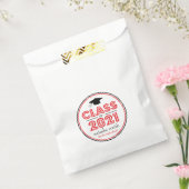 Klasse 2021 Gefälligkeitsflaggen (rot in Leuchten) Geschenktütchen (Versiegelt)