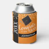 Klasse 2021 Graduationspartei Orange Dosenkühler (Kanne Rückseite)