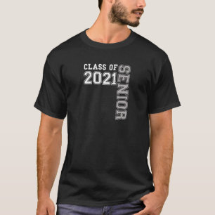 Klasse 2021 mit 21 Niedlichen Abschlüssen für Mädc T-Shirt