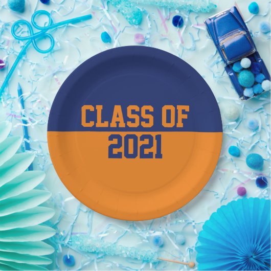 Klasse 2021 pappteller (Party)