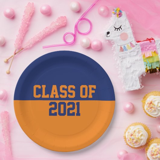 Klasse 2021 pappteller (Party)