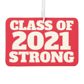 Klasse 2021 starker, roter Senior Autolufterfrischer (Rückseite)