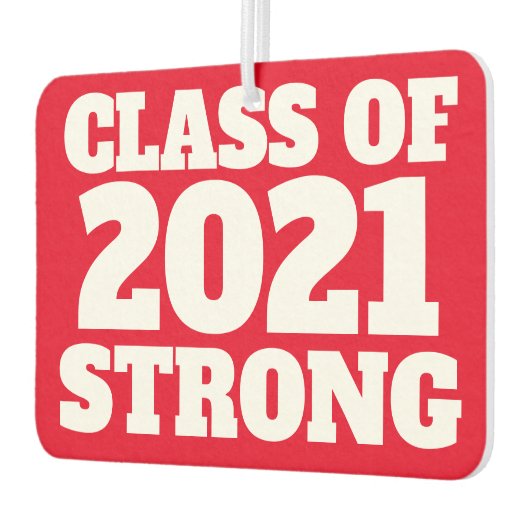 Klasse 2021 starker, roter Senior Autolufterfrischer (Links)