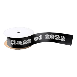 Klasse 2022 Abschluss Day von Janz Black Satinband