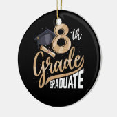 Klasse 2022 Abschluss Senior Keramik Ornament (Links)