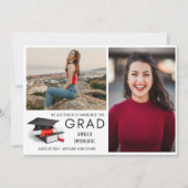 Klasse 2022 Ankündigung des Drei-Foto-Abschlusses (Vorderseite)