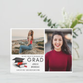 Klasse 2022 Ankündigung des Drei-Foto-Abschlusses (Stehend Vorderseite)