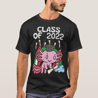 Klasse 2022 Aolotl Niedlicher Abschluss Graduate S T-Shirt