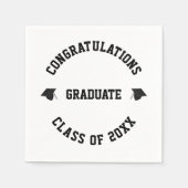 Klasse 2022 individuelle Name Abschluss Jahr Serviette (Vorderseite)