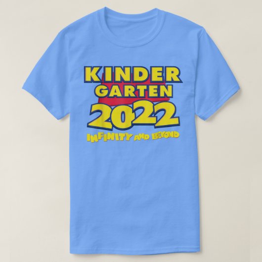 Klasse 2022 Kindergarten Retro Animated Movie Grad T-Shirt (Design vorne)