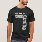 Klasse 2022 Senior Abschluss Uni Senior Hig T-Shirt (Vorderseite)